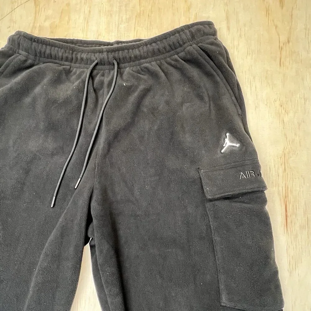 NEW XL Jordan Brand Essential Winter Fleece Jogger Mens Pants Black DV1567-010